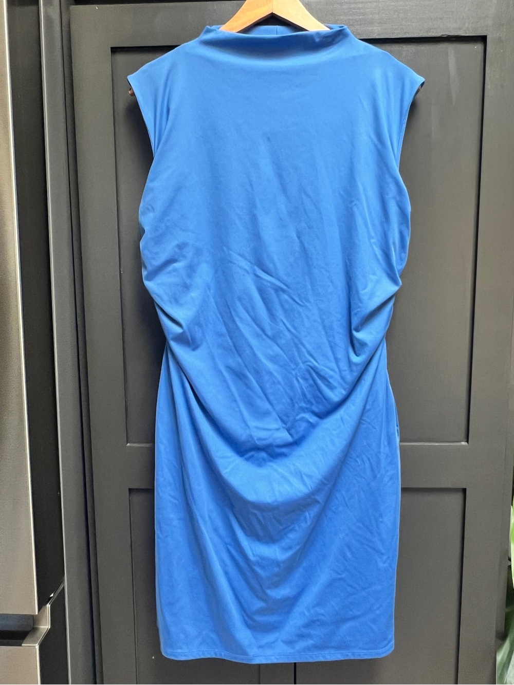 Nine West Blue Stretch Sheath Dress